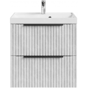 Тумба под раковину Vod-ok Дольче 60 подвесная белый камень