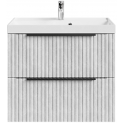 Тумба под раковину Vod-ok Дольче 70 подвесная белый камень