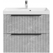 Тумба с раковиной Vod-ok Дольче 70 подвесная мрамор белый