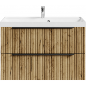 Тумба под раковину Vod-ok Дольче 90 подвесная, дуб тортуга 2357-43