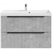 Тумба под раковину Vod-ok Дольче 90 подвесная мрамор белый