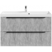 Тумба под раковину Vod-ok Дольче 100 подвесная, горный камень 57807