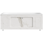 Экран-купе для ванны Vod-ok Лидер 150 мрамор белый натур милк 2537