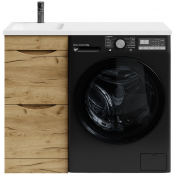 Тумба с раковиной Vod-ok Смайл 100 L дуб тортуга