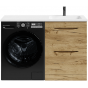 Тумба с раковиной Vod-ok Смайл 120 R дуб тортуга