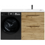 Тумба с раковиной Vod-ok Смайл 130 R дуб тортуга 2357-43