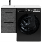 Тумба под раковину Vod-ok Смайл 100 подвесная серый камень