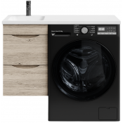 Тумба под раковину Vod-ok Смайл 100 подвесная ореховый дубослив светлый