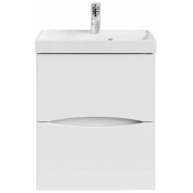 Тумба под раковину Vod-ok Лайт 50 белый глянец