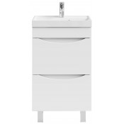 Тумба под раковину Vod-ok Лайт 50 белый глянец