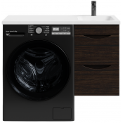 Тумба с раковиной Vod-ok Смайл 100 R подвесная, палисандр 43101