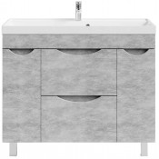 Тумба с раковиной Vod-ok Лайт 100 горный камень