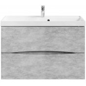 Тумба с раковиной Vod-ok Лайт 90 горный камень