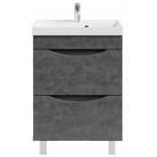 Тумба под раковину Vod-ok Лайт 60 серый камень
