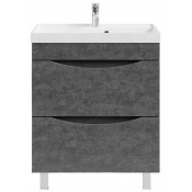 Тумба под раковину Vod-ok Лайт 70 серый камень
