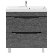 Тумба под раковину Vod-ok Лайт 80 серый камень
