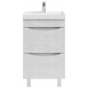 Тумба под раковину Vod-ok Лайт 50 белый камень