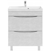 Тумба под раковину Vod-ok Лайт 70 белый камень