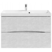 Тумба под раковину Vod-ok Лайт 90 белый камень