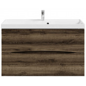 Тумба под раковину Vod-ok Лайт 100 дуб крымский коричневый 131005-9005