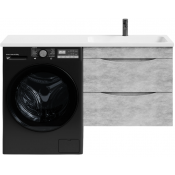 Тумба под раковину Vod-ok Смайл 130 подвесная горный камень