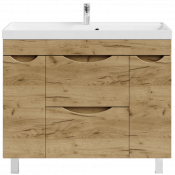 Тумба с раковиной Vod-ok Лайт 100 дуб тортуга