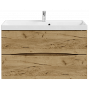 Тумба под раковину Vod-ok Лайт 100 подвесная дуб тортуга