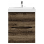 Тумба под раковину Vod-ok Лайт 50 дуб крымский коричневый