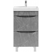 Тумба под раковину Vod-ok Лайт 50 мрамор серый