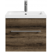 Тумба с раковиной Vod-ok Элис 50 дуб крымский коричневый