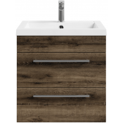 Тумба под раковину Vod-ok Элис 58/2 ящика дуб крымский коричневый