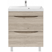 Тумба под раковину Vod-ok Лайт 70 ореховый дубослив светлый