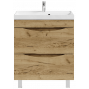 Тумба с раковиной Vod-ok Лайт 70 дуб тортуга