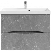 Тумба под раковину Vod-ok Лайт 80 мрамор серый