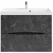 Тумба под раковину Vod-ok Лайт 80 подвесная мрамор графит