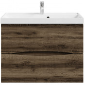 Тумба под раковину Vod-ok Лайт 80 дуб крымский коричневый