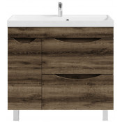 Тумба под раковину Vod-ok Лайт 90 L дуб крымский коричневый