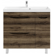 Тумба под раковину Vod-ok Лайт 90 R дуб крымский коричневый