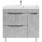 Тумба под раковину Vod-ok Лайт 90 R мрамор белый