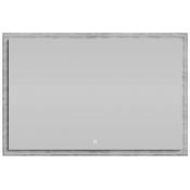 Зеркало Vod-ok Лайт 120x80 с подсветкой горный камень