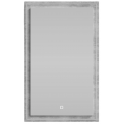 Зеркало Vod-ok Лайт 50x80 с подсветкой горный камень 57807