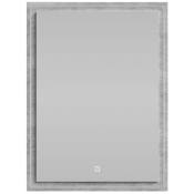 Зеркало Vod-ok Лайт 60x80 с подсветкой горный камень