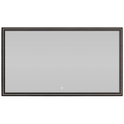 Зеркало Vod-ok Лайт 140x80 с подсветкой палисандр