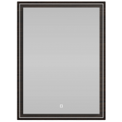 Зеркало Vod-ok Лайт 60x80 с подсветкой, палисандр 43101