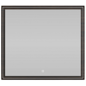 Зеркало Vod-ok Лайт 90x80 с подсветкой палисандр