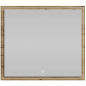 Зеркало Vod-ok Лайт 90x80 с подсветкой, дуб тортуга 2357-43