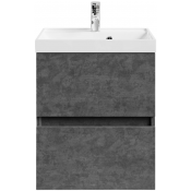 Тумба с раковиной Vod-ok Бест 50 серый камень