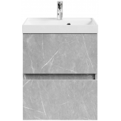 Тумба под раковину Vod-ok Бест 50 мрамор белый