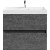 Тумба с раковиной Vod-ok Бест 70 серый камень