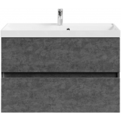 Тумба с раковиной Vod-ok Бест 90 серый камень